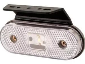 LANTERNA LATERAL CARRETA FACHINI OVAL C/ LED CRISTAL BIVOLT